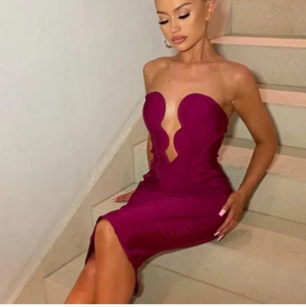 Fashion Nova Night Life Mini Bandage Dress